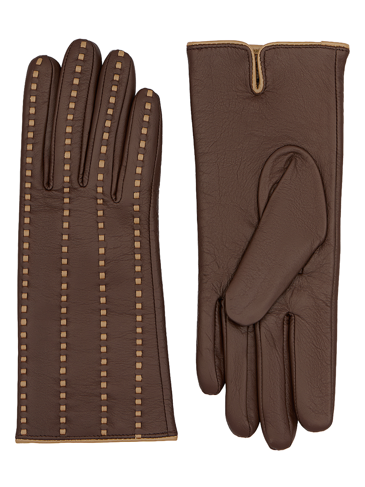 Перчатки женские п/ш LB-0298 d.brown