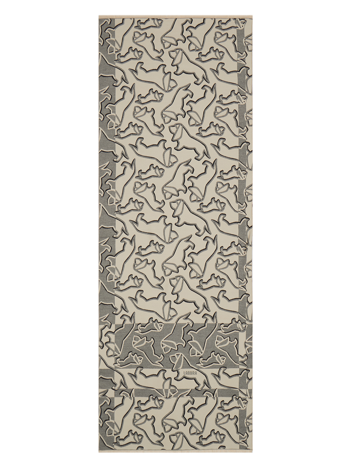 Палантин жен. виск+шерсть 65х190 LMT33-795-19