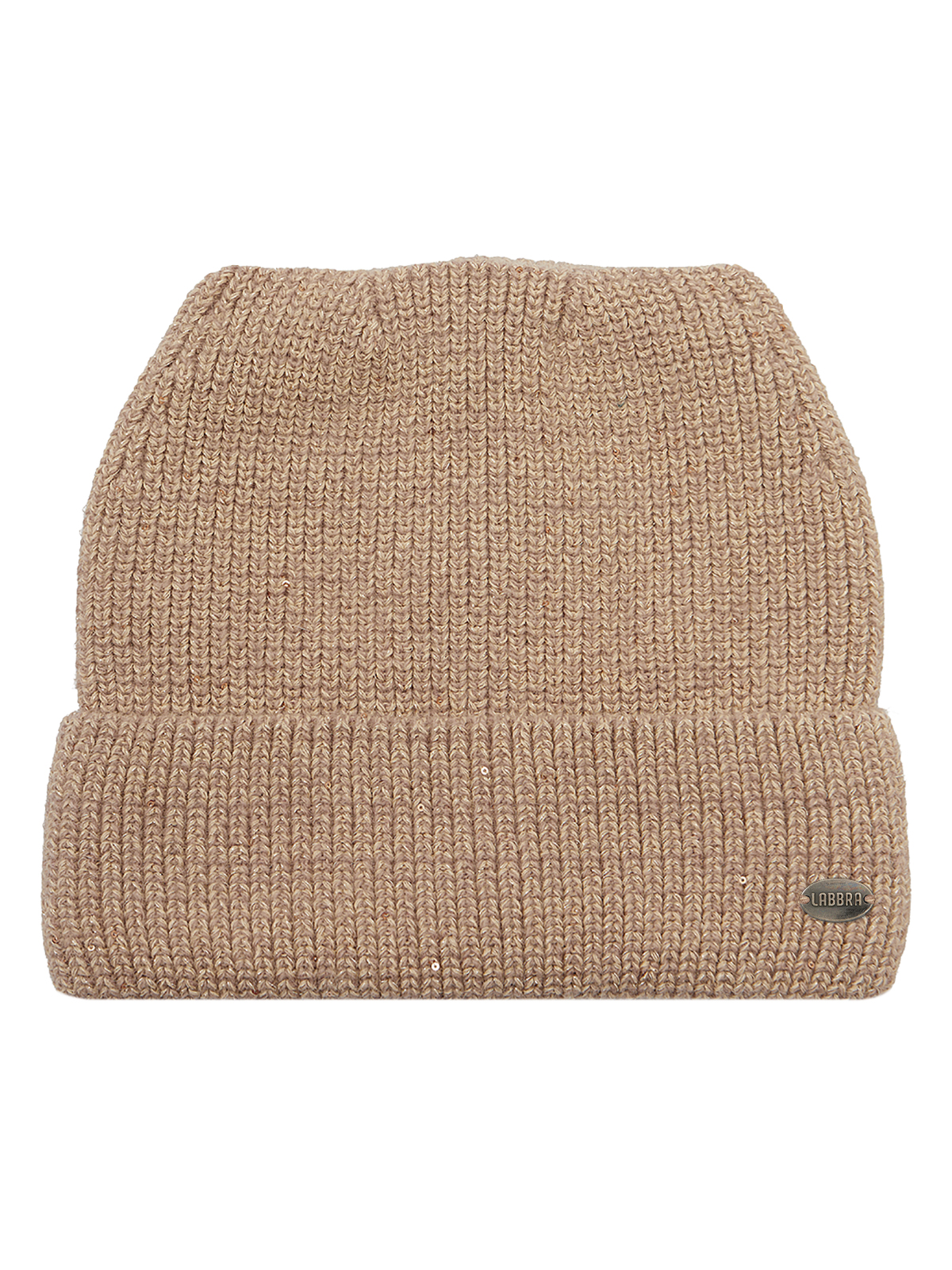 Шапка жен. анг+виск+нейл+люр LB-A53077 beige