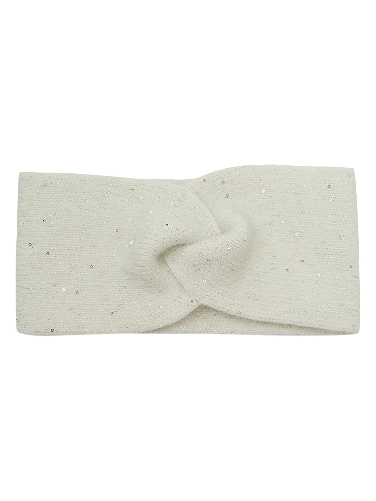 Повязка жен. анг+шерсть+нейл LB-A53089 white
