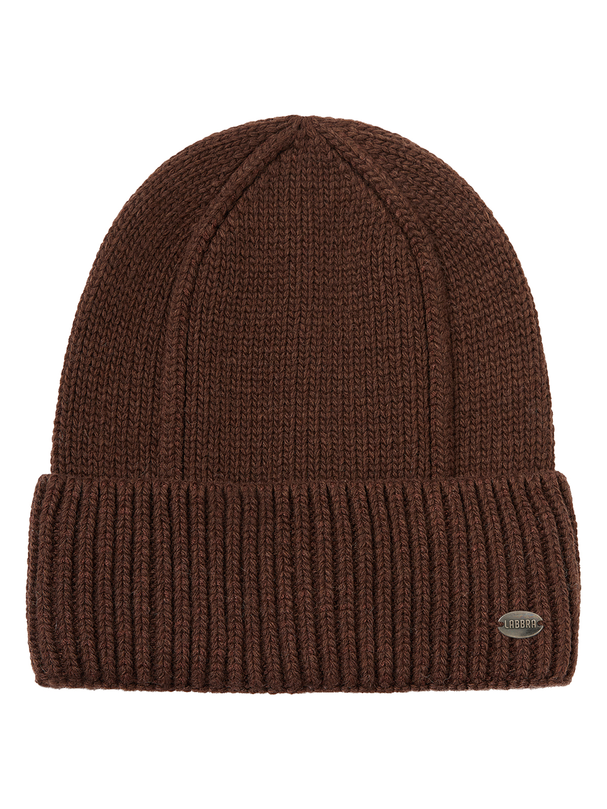 Шапка жен. шерсть+виск LB-C57014 brown