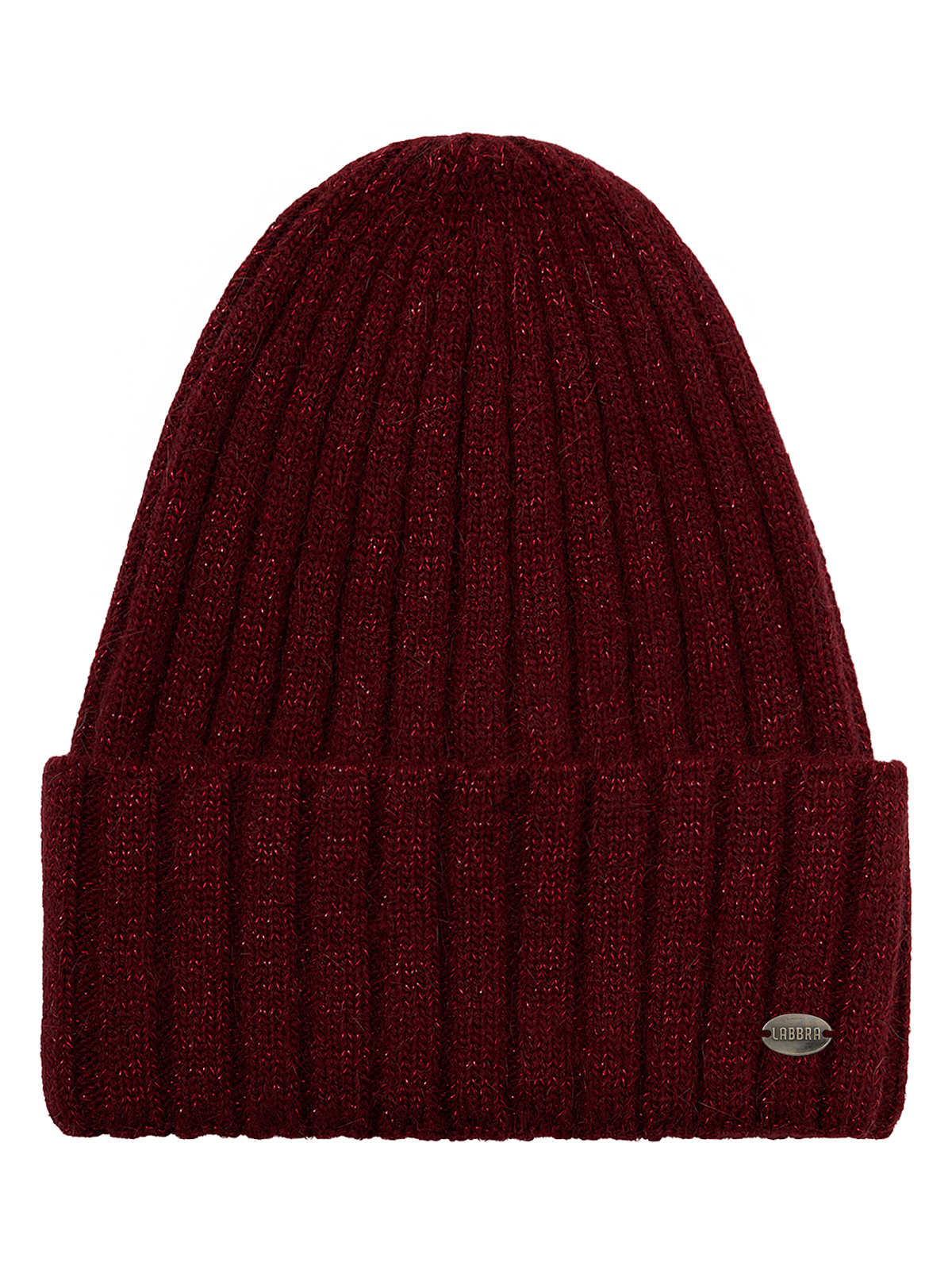 Шапка жен. анг+шерсть+нейл LB-C57018 bordo