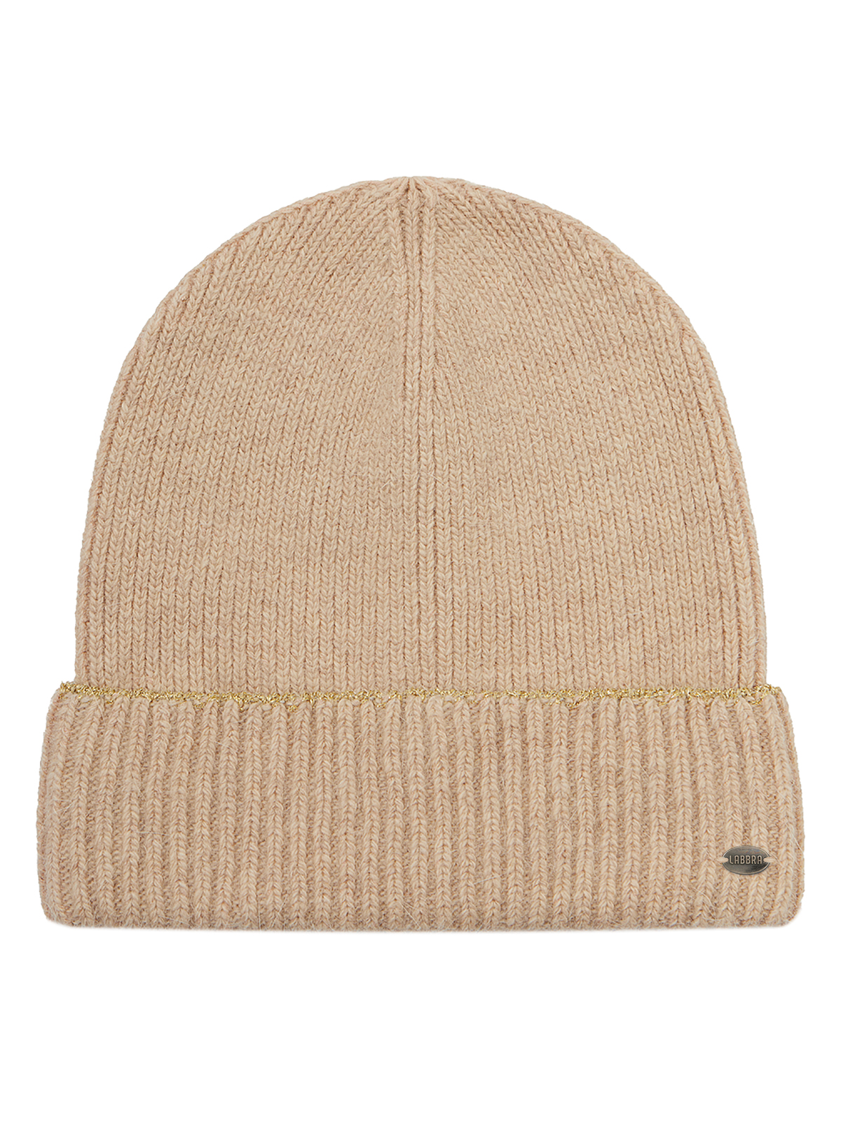 Шапка жен. анг+шерсть+нейл LB-C57019 beige