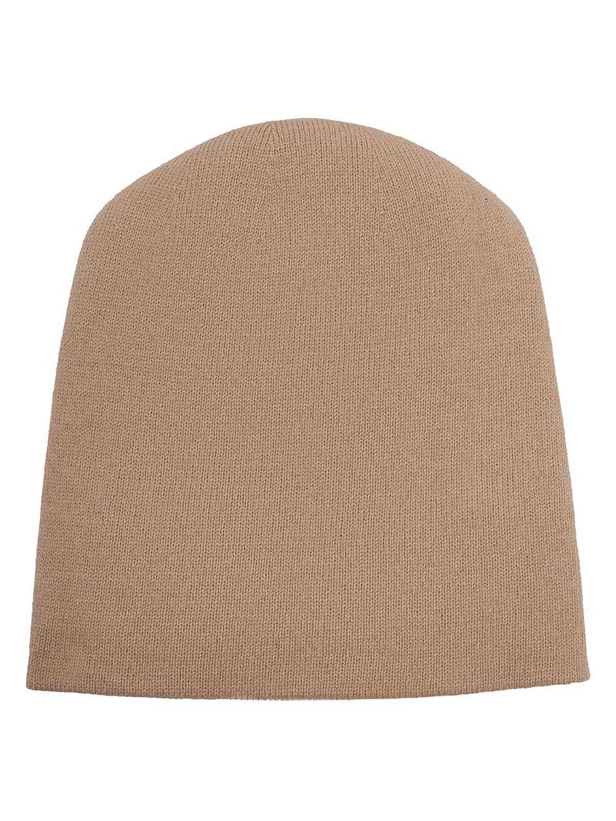 Шапка жен. каш+пух енота+шерсть мериноса+нейл ZZ-A53506 beige