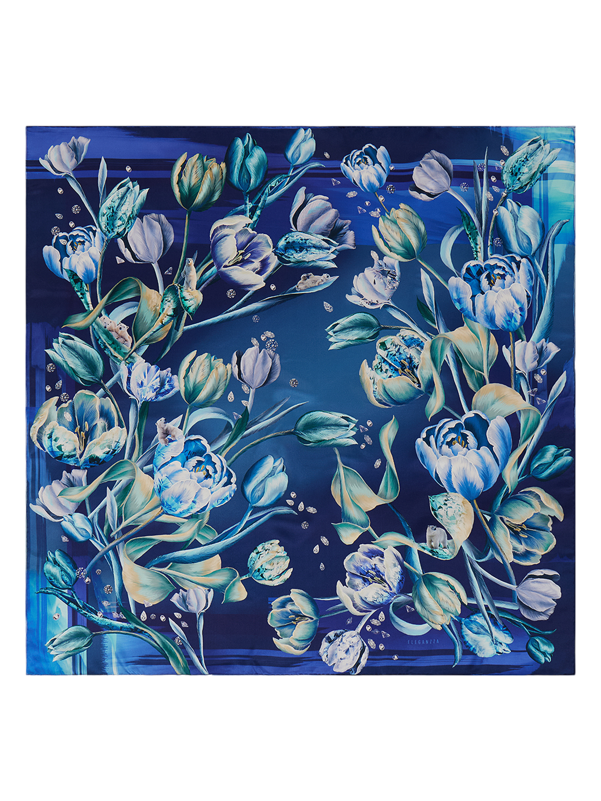 Платок жен. шелк 90х90 SS03-8618-12