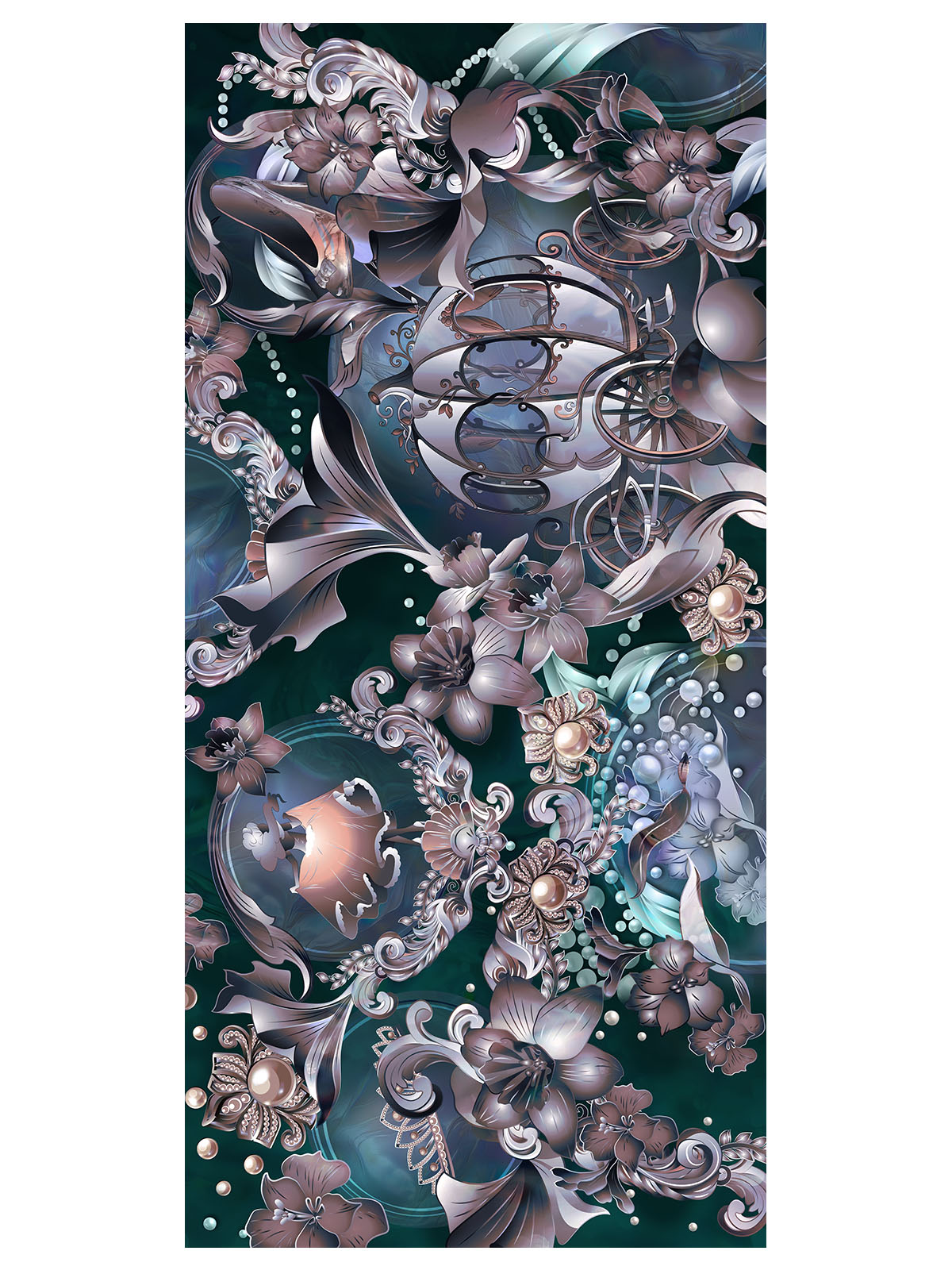 Палантин жен. мод+каш 90х190 S15-8604-20