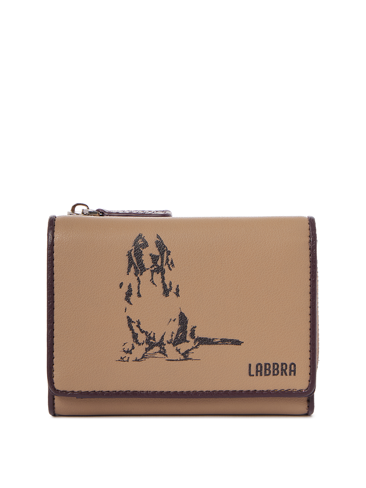 Кошелек Labbra L159-1194 coffee foam/d.plum